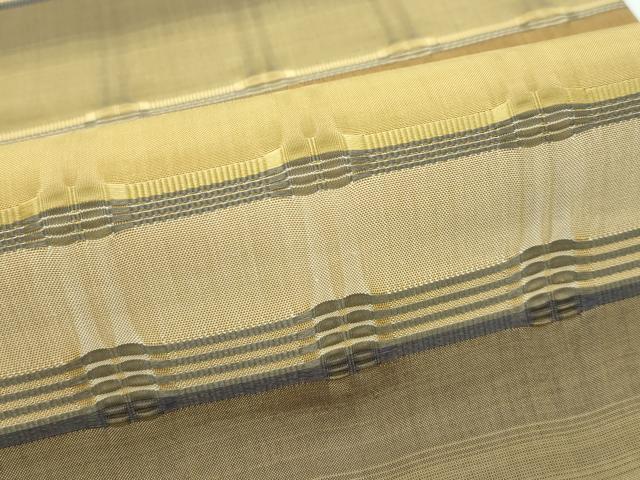 平和屋本店■極上　藤山千春　九寸名古屋帯　吉野間道　逸品　未使用　CZAA1779s5