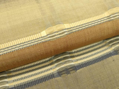 平和屋本店■極上　藤山千春　九寸名古屋帯　吉野間道　逸品　未使用　CZAA1779s5