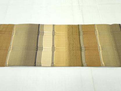 平和屋本店■極上　藤山千春　九寸名古屋帯　吉野間道　逸品　未使用　CZAA1779s5