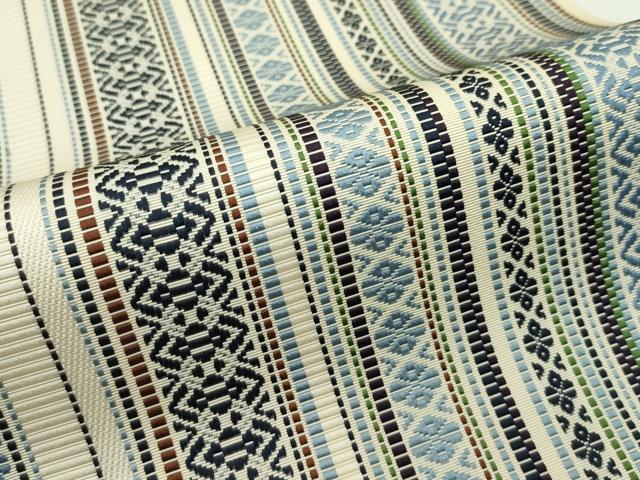 平和屋本店●極上 本場筑前博多織 両面 全通柄袋帯 献上柄 逸品 CZAA1784s5
