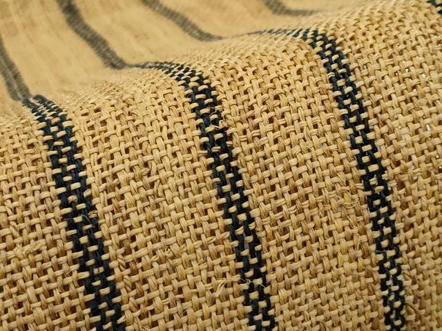 平和屋本店＊極上 夏物 古代原始布 科布 八寸名古屋帯 間道 逸品 CZAA1795s5