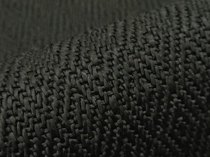 平和屋本店●希少 ざざんざ織 八寸名古屋帯 入子菱 黒地 逸品 未使用 CZAA1796s5