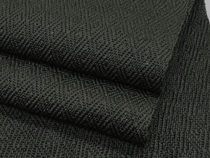 平和屋本店●希少 ざざんざ織 八寸名古屋帯 入子菱 黒地 逸品 未使用 CZAA1796s5
