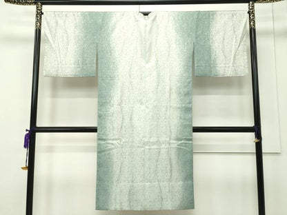 平和屋本店■極上　道行コート　ロング丈　スリーシーズン　春夏秋　塵除け　草花紋紗　逸品　CZAA1808s5