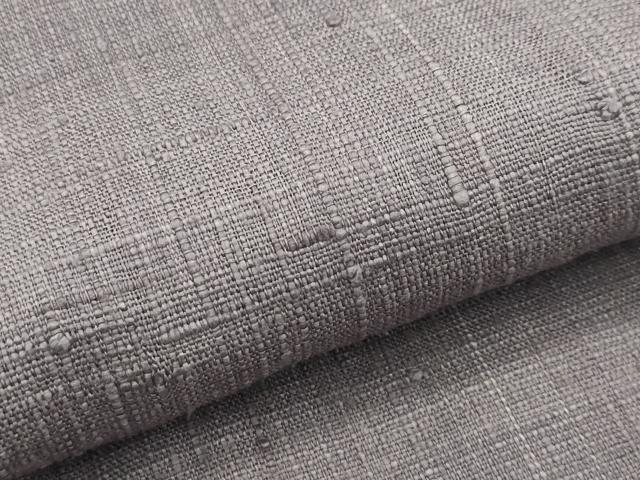 平和屋本店■極上　浦野理一　経節紬　道行コート　ロング丈　鳩羽鼠色　逸品　CZAA1809s5