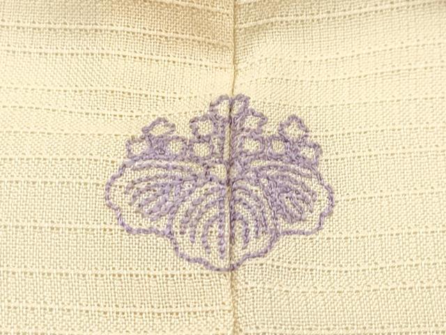 平和屋本店■極上　夏物　訪問着　紗　手描き　草花文　暈し染め　銀彩　逸品　CZAA1812s5