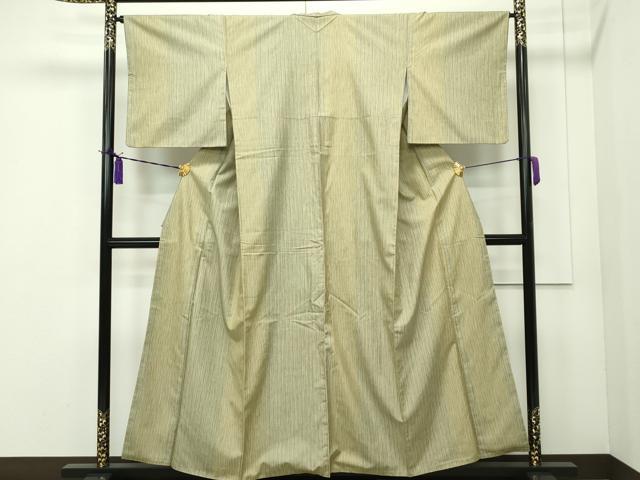 平和屋本店■極上　伝統工芸品　伊那紬　手織り　証紙付き　逸品　CZAA1822s5