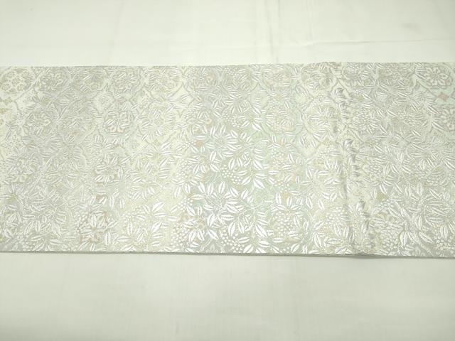 平和屋本店■極上　金彩友禅　卓越技能者・名工・和田光正　六通柄袋帯　七宝花文　南天　金銀糸　逸品　CZAA1852s5