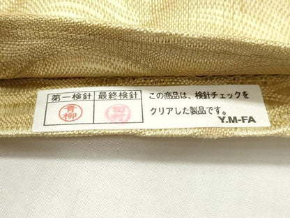 平和屋本店■極上　夏物　太鼓柄袋帯　シルクロード　すくい織　逸品　未使用　CZAA1859s5