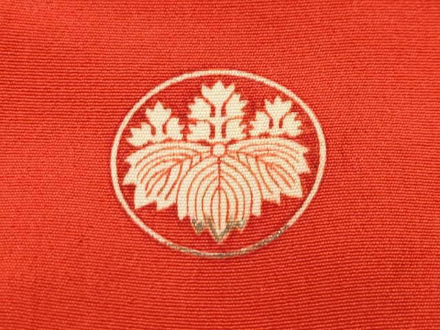 平和屋本店■極上　アンティーク　大正ロマン　お引きずり・お引き摺り・引き振袖　相良刺繍　飛鶴霞文　金糸　逸品　CZAA1928s5