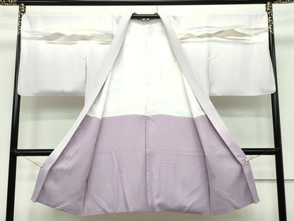平和屋本店■極上　長羽織　流水舞花弁　暈し染め　逸品　未使用　CZAA1952s5