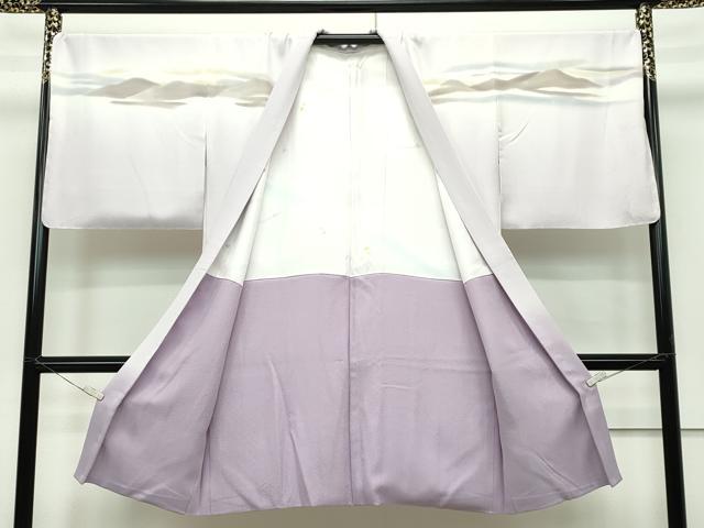 平和屋本店■極上　長羽織　流水舞花弁　暈し染め　逸品　未使用　CZAA1952s5