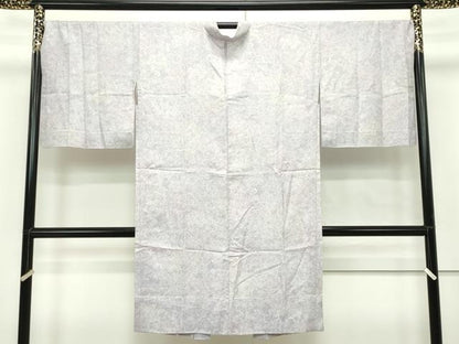 平和屋本店■極上　スリーシーズン　春夏秋　長羽織　塵除け　紋紗　花唐草地紋　羽織紐付き　逸品　CZAA1957s5