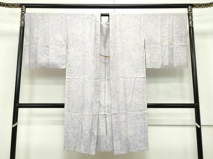 平和屋本店■極上　スリーシーズン　春夏秋　長羽織　塵除け　紋紗　花唐草地紋　羽織紐付き　逸品　CZAA1957s5