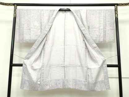 平和屋本店■極上　スリーシーズン　春夏秋　長羽織　塵除け　紋紗　花唐草地紋　羽織紐付き　逸品　CZAA1957s5