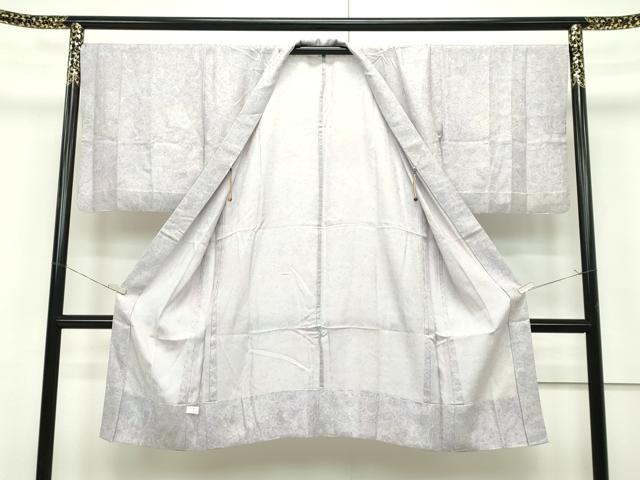 平和屋本店■極上　スリーシーズン　春夏秋　長羽織　塵除け　紋紗　花唐草地紋　羽織紐付き　逸品　CZAA1957s5