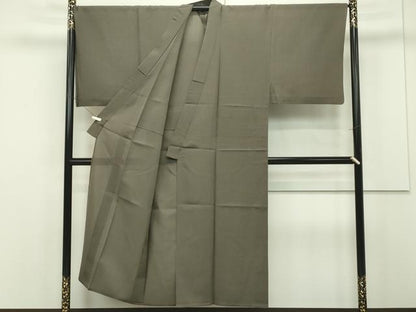 平和屋本店＊極上 男性 キングサイズ 夏物 お召 涅色地 逸品 CZAA1958s5