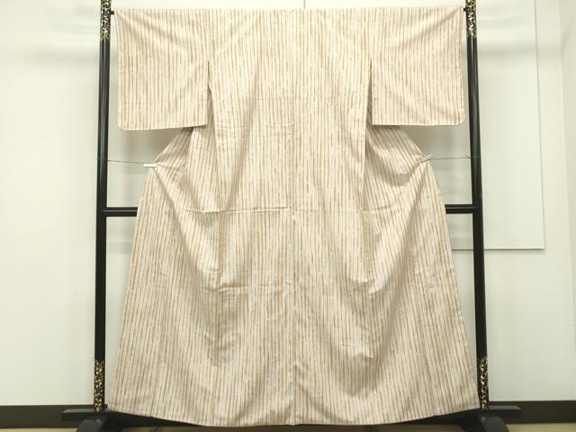 平和屋本店■極上　染司よしおか　五代目　吉岡幸雄　紬　間道　逸品　未使用　CZAA1959s5