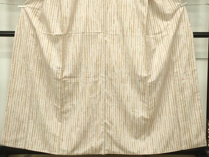 平和屋本店■極上　染司よしおか　五代目　吉岡幸雄　紬　間道　逸品　未使用　CZAA1959s5