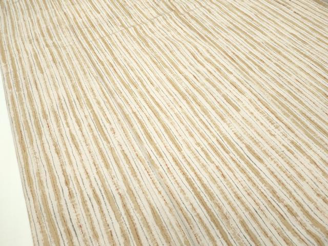 平和屋本店■極上　染司よしおか　五代目　吉岡幸雄　紬　間道　逸品　未使用　CZAA1959s5