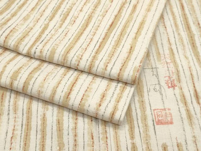 平和屋本店■極上　染司よしおか　五代目　吉岡幸雄　紬　間道　逸品　未使用　CZAA1959s5