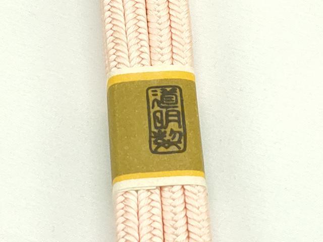 平和屋本店■極上　有職組紐道明　帯締め　冠組　赤香色　宮内庁御用　国立博物館御用　東京芸術大学御用　未使用　逸品　CZAA1974s5