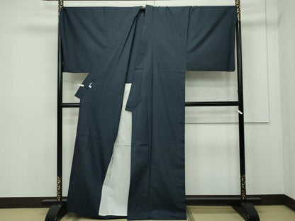 平和屋本店■極上　男性　銀座もとじ　キングサイズ　本場大島紬　単衣　泥染め　逸品　CZAA2006s5