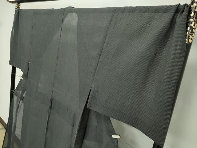 平和屋本店■極上　夏物　男性　銀座もとじ　キングサイズ　上布　縞　麻　逸品　CZAA2007s5