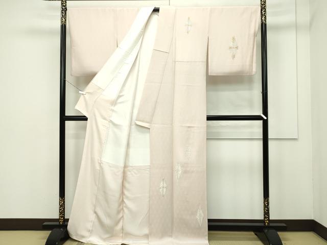 平和屋本店■極上　山口美術織物　皇室　伊勢神宮御用　西陣織　訪問着　総刺繍　菱花文　洗柿色地　逸品　CZAA2009s5