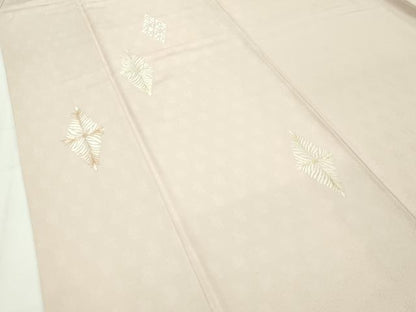 平和屋本店■極上　山口美術織物　皇室　伊勢神宮御用　西陣織　訪問着　総刺繍　菱花文　洗柿色地　逸品　CZAA2009s5