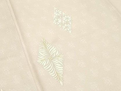 平和屋本店■極上　山口美術織物　皇室　伊勢神宮御用　西陣織　訪問着　総刺繍　菱花文　洗柿色地　逸品　CZAA2009s5