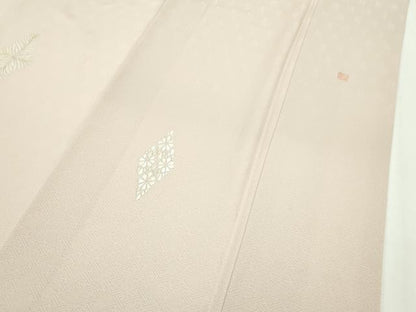 平和屋本店■極上　山口美術織物　皇室　伊勢神宮御用　西陣織　訪問着　総刺繍　菱花文　洗柿色地　逸品　CZAA2009s5