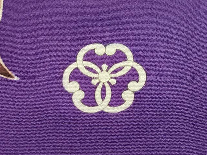 平和屋本店■極上　アンティーク　大正ロマン　振袖・掛下付き　相良刺繍　駒刺繍　草花文　暈し染め　逸品　CZAA2047s5