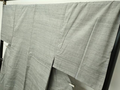 平和屋着物●極上　男性　キングサイズ　結城紬　奥順謹製　はたおり娘　逸品　CZAA4758s6