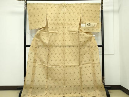 平和屋本店■極上　夏物　夏上布　絹芭蕉　証紙付き　逸品　未使用　CZAA2061s5