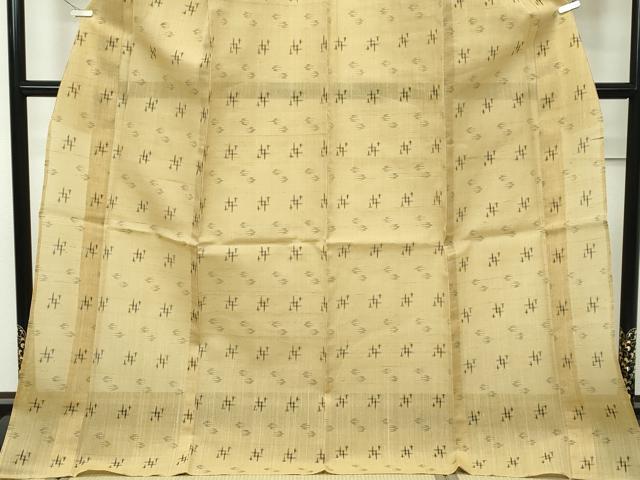 平和屋本店■極上　夏物　夏上布　絹芭蕉　証紙付き　逸品　未使用　CZAA2061s5