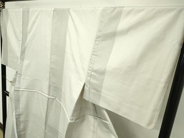 平和屋本店▽極上 男性 紬 単衣 間道 逸品 CZAA2075s5