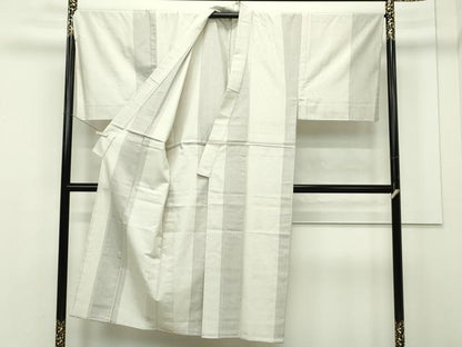 平和屋本店▽極上 男性 紬 単衣 間道 逸品 CZAA2075s5