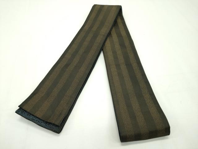 平和屋本店●極上　男性　両面　角帯　間道　霞文　逸品　CZAA2098s5