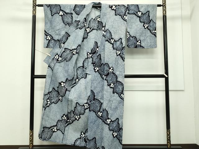 平和屋本店■極上　夏物　浴衣　有松鳴海絞り　　綿　逸品　CZAA2116s5