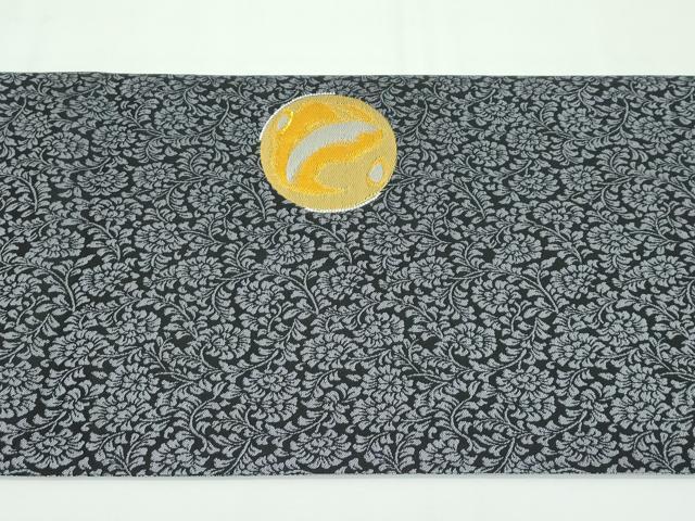 平和屋本店●極上 SALAMU サラム 藤井勝比琥 両面 太鼓柄袋帯 龍 ラインストーン 逸品 未使用 CZAA2131s5