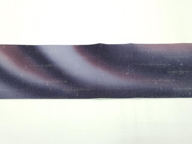 平和屋本店●最高級 二代目 久保田一竹 幻の辻が花 九寸名古屋帯 黒地 金通し地 ほていや扱い 証紙付き 逸品 未使用 CZAA2145s5