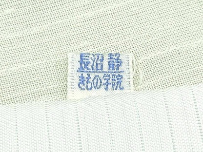 平和屋本店＊極上 夏物 結城紬 夏結城 奥順謹製 はたおり娘 タテ絣 市松文様 中川きよ子作 証紙・証明書付き 逸品 未使用 CZAA2208s5