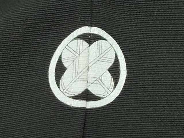 平和屋本店●極上 銀座 越後屋 訪問着 刺繍 雪輪草花文 黒地 金彩 伊と幸 反端・たとう紙付き 逸品 CZAA2213s5