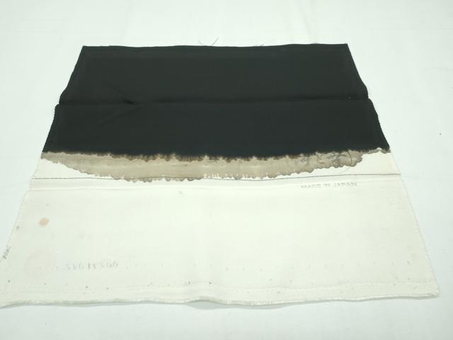 平和屋本店●極上 銀座 越後屋 訪問着 刺繍 雪輪草花文 黒地 金彩 伊と幸 反端・たとう紙付き 逸品 CZAA2213s5