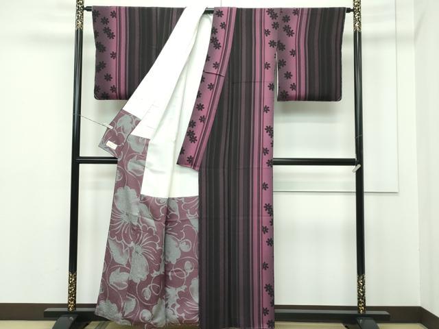 平和屋本店○極上 キモノデザイナー 斉藤上太郎 訪問着・長襦袢セット