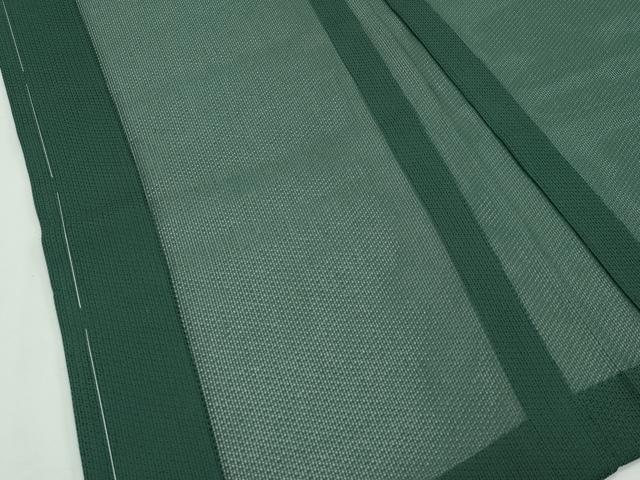平和屋本店■極上　夏物　男性　キングサイズ　塵除け　羽織　だんご紗　天鵞絨　証紙・たとう紙付き　逸品　未使用　CZAA2341s5