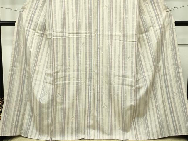 平和屋本店●極上 結城紬 奥順謹製 はたおり娘 100亀甲 平織り 竹並び やまと誂製 証紙付き 逸品 未使用 CZAA22475s