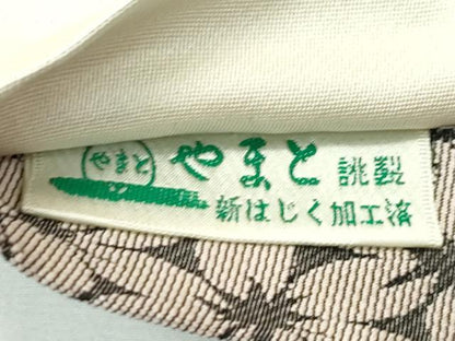 平和屋本店●極上 京都西陣・想屋謹製 両面 半幅帯 モール 花唐草文 金糸 やまと誂製 逸品 未使用 CZAA2270s5