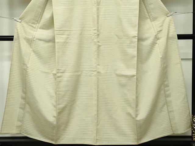 平和屋本店■極上　本塩沢　やまだ織　単衣　桑原タツノ作　証紙付き　逸品　未使用　CZAA2273s5
